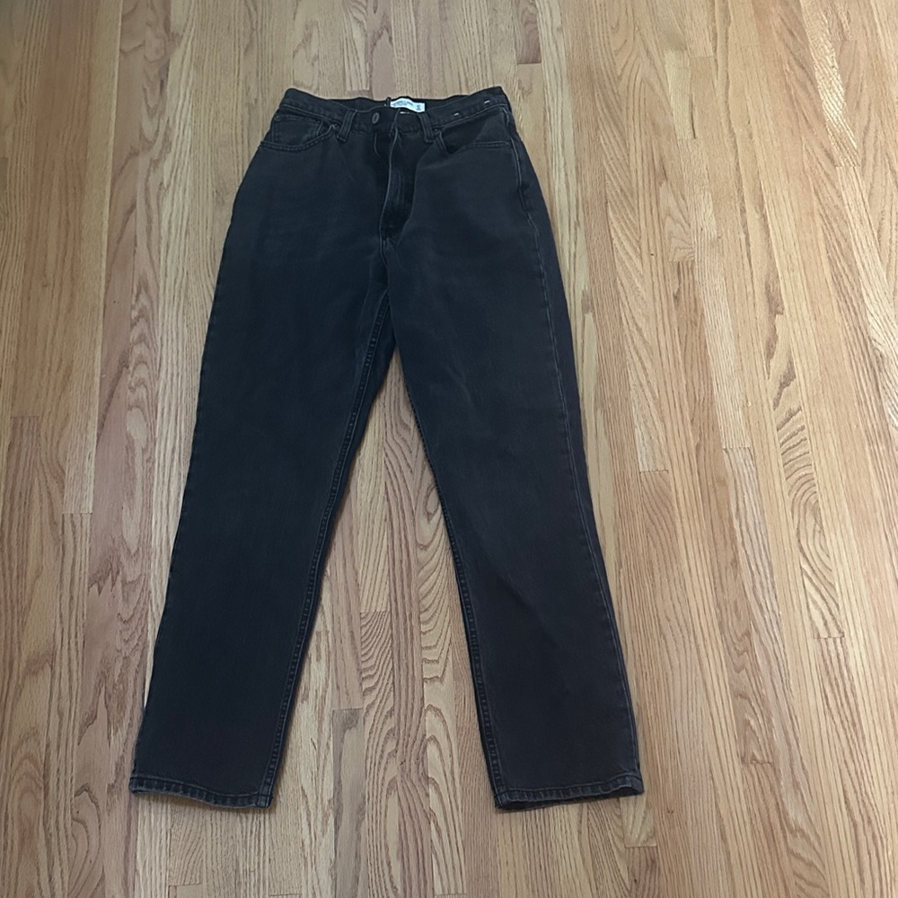 Abercrombie & Fitch Black Ultra High Rise Jeans